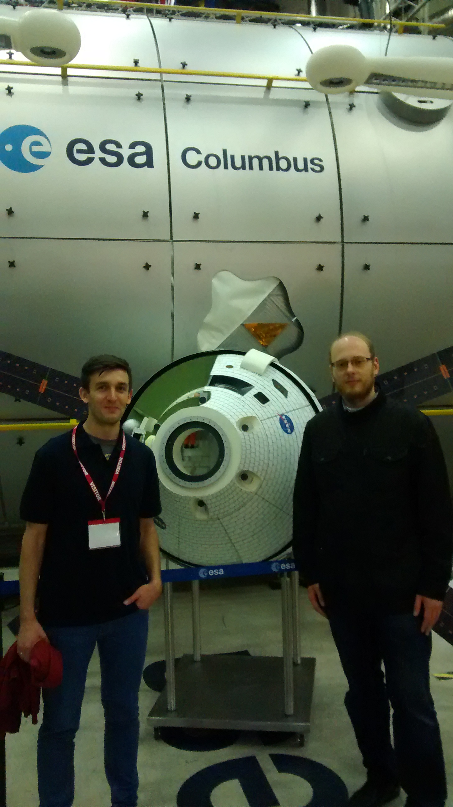 Adam Włodarkiewicz and Krzysztof Stopa at ESA's ESTEC